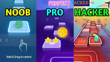 NOOB vs PRO vs HACKER – Tiles Hop: EDM Rush!