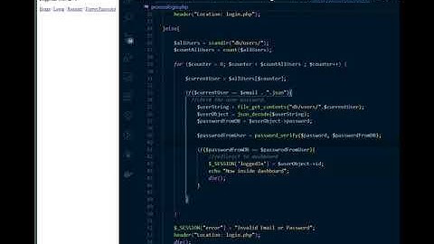 PHP Intro - Building Authentication System - 21 - Dashboard