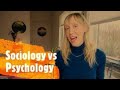 Sociologie vs psychologie