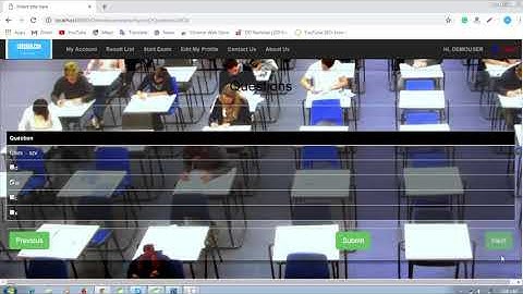 Online examination project in java using MVC and mysql