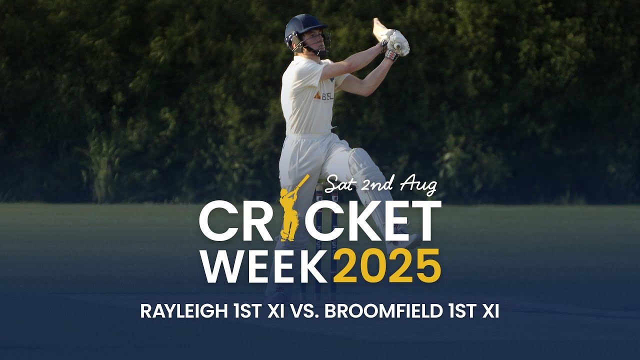 Rayleigh 1st XI vs Broomfield 🔴 LIVE CRICKET | Mid Essex Div 1 | Cricket Week