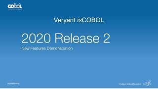 isCOBOL Evolve 2020 R2 New Features