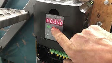 Variable Frequency Drive on Metal Lathe