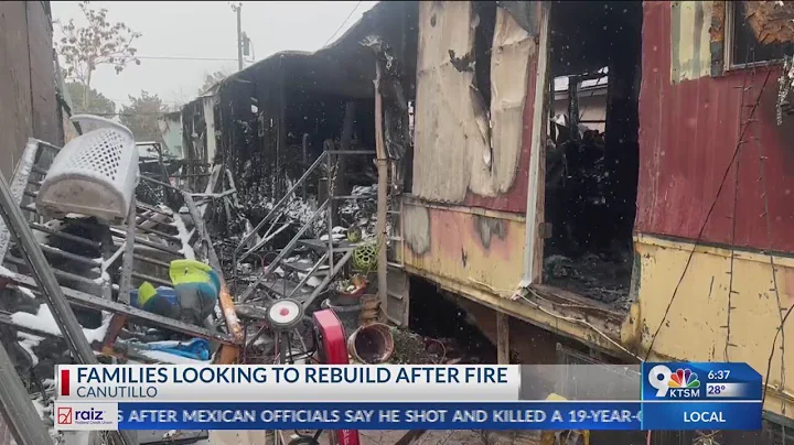 Families looking to rebuild after fire