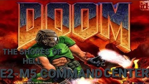 Ultimate Doom PS1 Shores Of Hell E2-M5 Command Center UV Playthrough 100% Kills Items Secrets