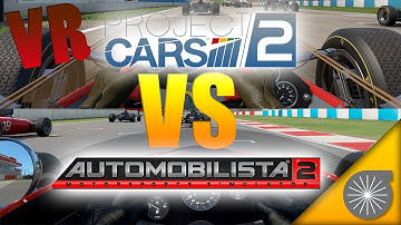 Automobilista 2 VS Project CARS 2 in VR | Comparison Video