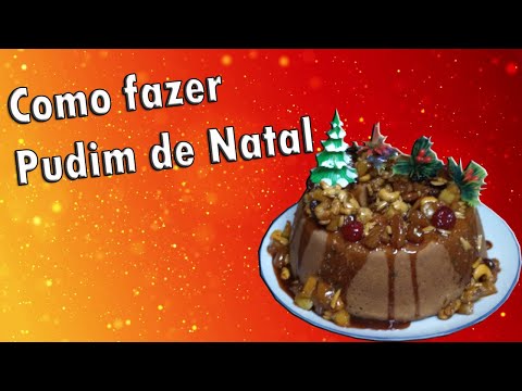 Vídeo: Como Fazer Pudim De Natal