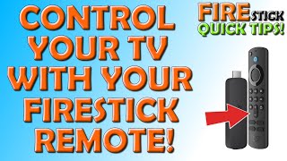 ✅ Quick Tip: Control Your TV With Your Firestick Remote! ✅