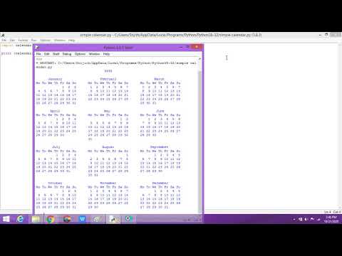 How to create a simple and very easy calendar app in python | THE KINGS OF CODING.
