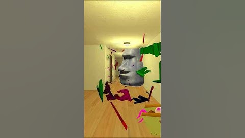 Moai vs Me in Liminal Hotel Nextbots Gmod