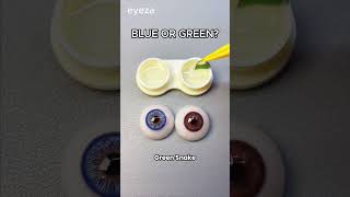Download Lagu Blue or green? 💙💚 Perfect for everyday wear and makeup looks! ✨👀 #lenses #contactlense #eyezalens MP3