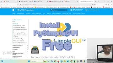 Install PySimpleGUI Free || FreeSimpleGUI | Physpace