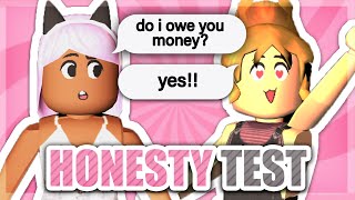 HONESTY TEST | Roblox Social Experiment