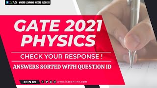 Famous GATE PHYSICS 2021 |  FULL PAPER DISCUSSION Profile