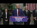 LIVE:  Trump delivers remarks on U.S. economy ahead of DNC convention