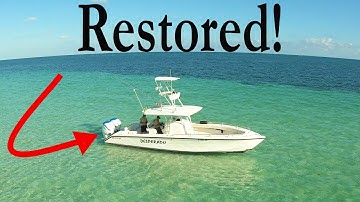 Must See 1999 34 Venture Center Console Restoration!