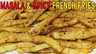 Masala French Fries | Easy To Make Crispy Potato Starter Recipe