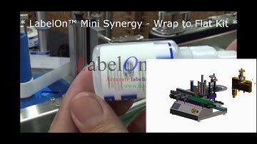 Round and Flat Sided Mini Labeling Machine LabelOn Mini Synergy