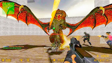 Counter Strike Source - Zombie Riot Mod Online Gameplay on Run map