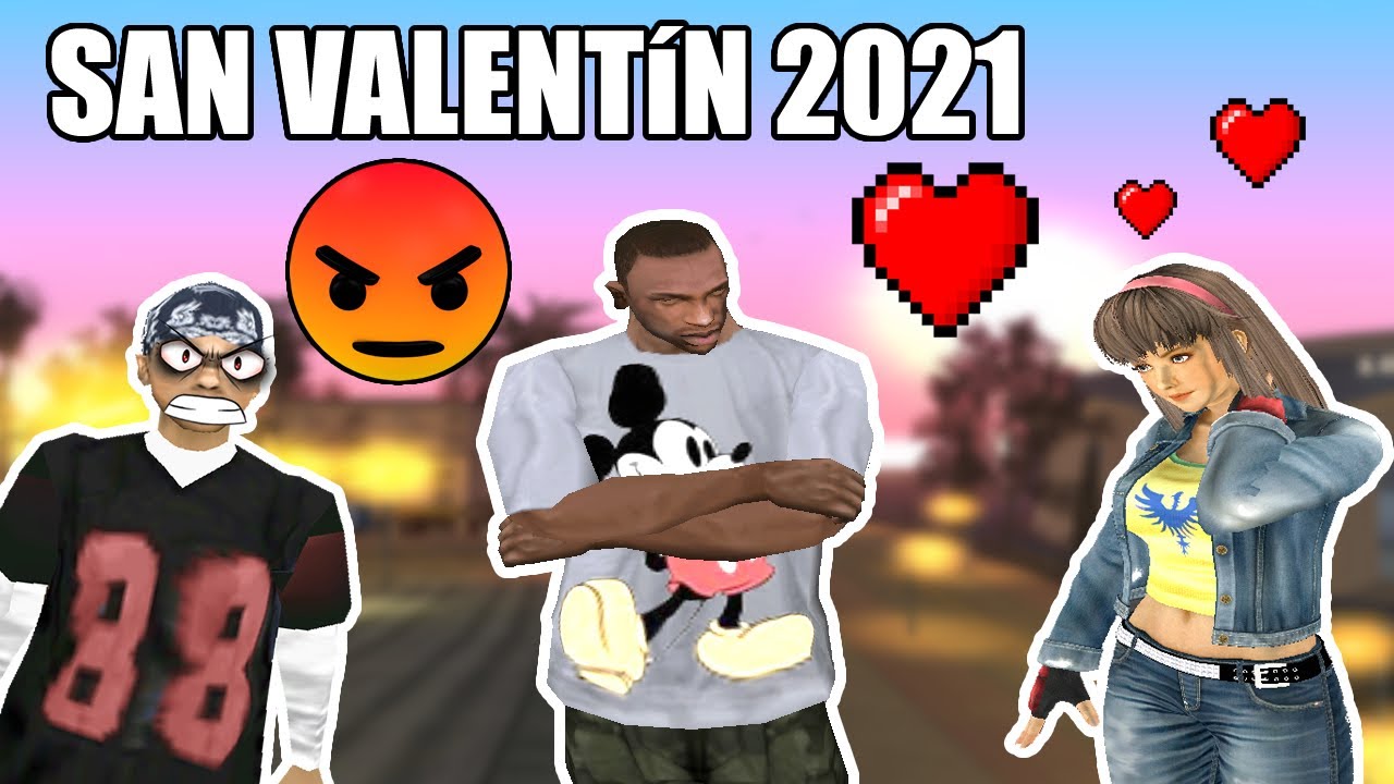 ❤️ CJ pasa el Día de San Valentín 2021 💕 GTA San Andreas Loquendo 😁✌🏻