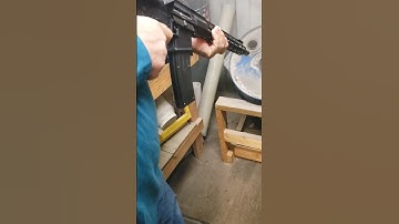 Shooting a sporting rifle converted to .22LR with a binary trigger