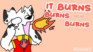 IT BURNS BURNS BURNS MEME [REMAKE] // PAW PATROL