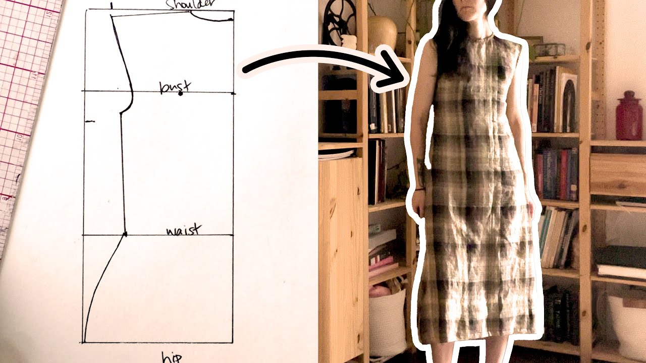Просто супер уютное видео о проектировании и пошиве супер уютного платья