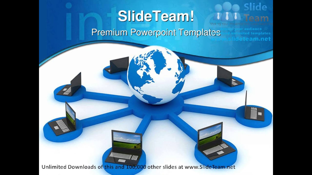 Global Networking Computer PowerPoint Templates Themes And Backgrounds 0211