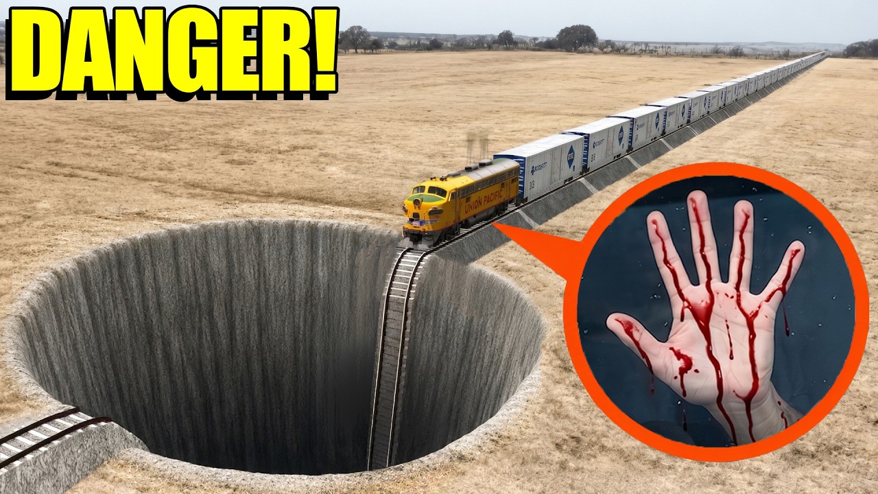 If you see a TRAIN doing this, CALL for help FAST! (Before it’s TOO LATE!)