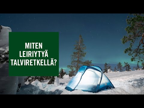 Telttayö ja leiriytyminen talviretkellä - video from Partioaitta