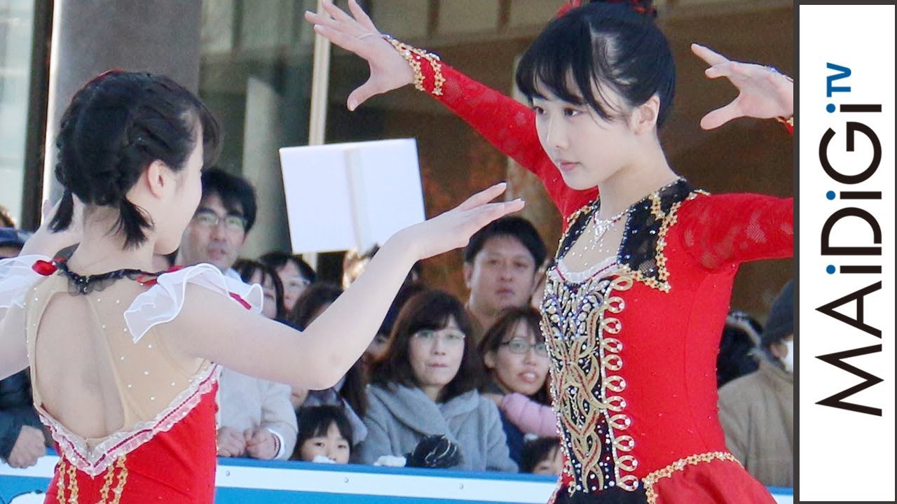 本田望結、妹・紗来とスカイツリーで“滑り初め”