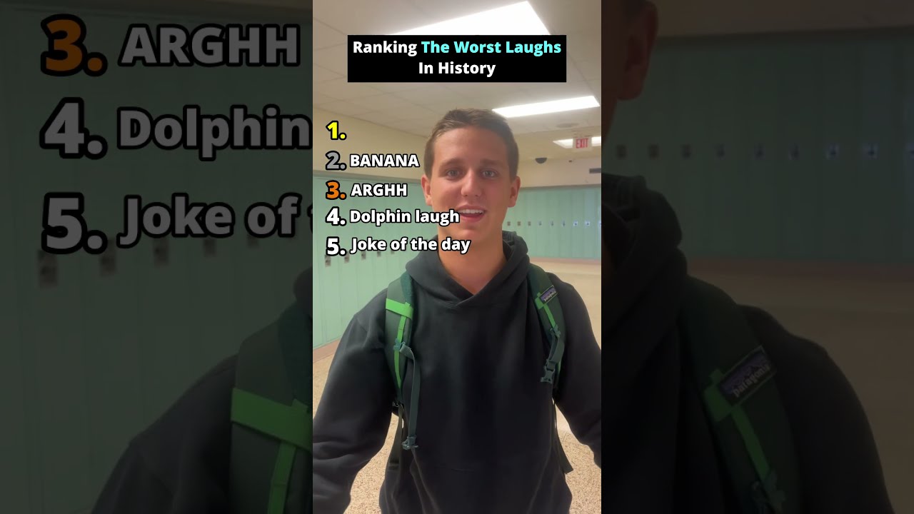 Ranking The Worst Laughs In History Shorts
