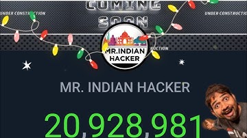 MR. INDIAN HACKER LIVE SUBSCRIBERS COUNT 🛑