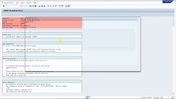 ServiceDesk Plus On Demand: report an SAP short dump from the SAP GUI