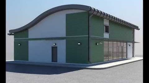 Station 3D Model | Architectural Exteriors 3D Modelling | max, 3ds, c4d, obj, lwo