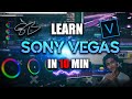 Learn Sony Vegas in 10 Min...| Video Editing for Beginners | [Hindi]