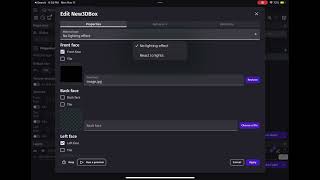 How to make a 3d box on GDevelop 5 full vid
