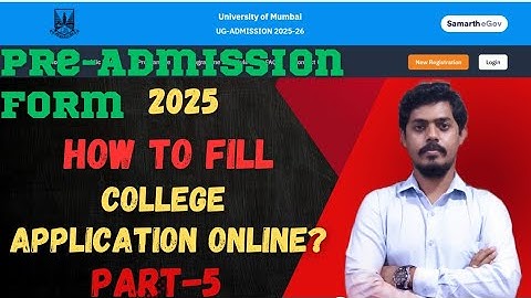 How to Fill UG College Form? After MU UG Pre-Admission Form l NG Acharya & DK Marathe l Mukund Sir