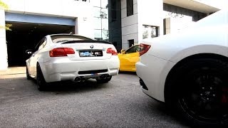 BMW M3 E92 Innotech Exhaust vs Maserati GranTurismo S