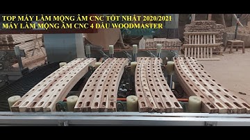 MÁY CNC MỘNG ÂM 4 Trục Woodmaster Khoan Lắc Mộng Siêu nhanh