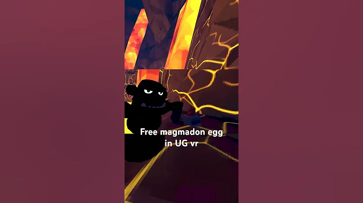 How to get a FREE magmadon egg in UG vr. #ug #ugvr #vr #hiddenlocation #free