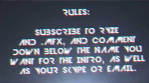 INTRO GIVEAWAY WITH RYZE