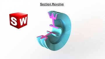 Section revolve in solidworks