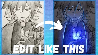 Learn How To Edit Your Sketches on Mobile Using IbisPaint X | Anime Speedpaint screenshot 2