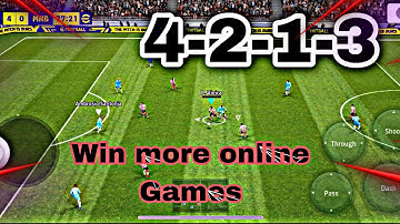 Win more online matches with 4-2-1-3 formations [eFootball22]