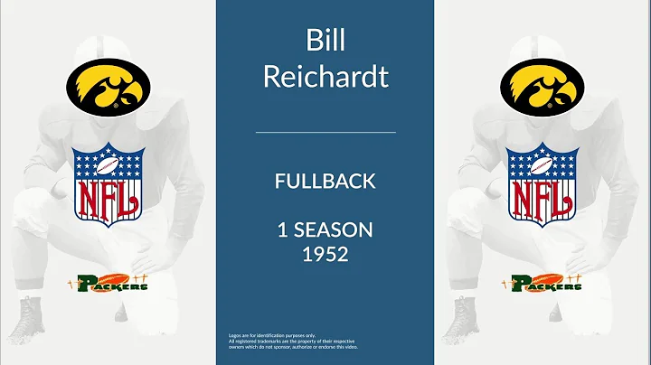 Bill Reichardt: Football Fullback and Placekicker