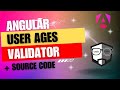 Create an Age Validator with Date Picker in Angular — Step by Step!