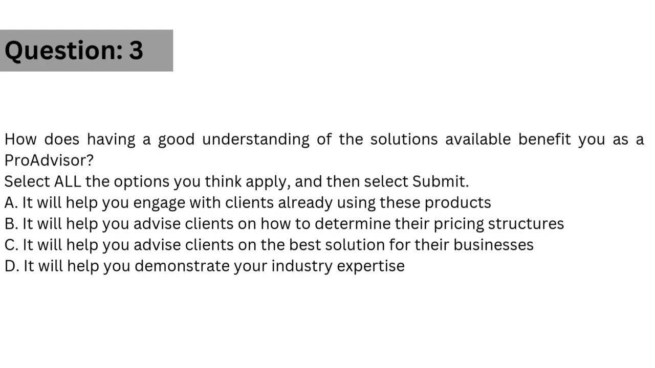 S1:Q3 | Какую пользу вам, как профессиональному консультанту, приносит хорошее понимание доступны...