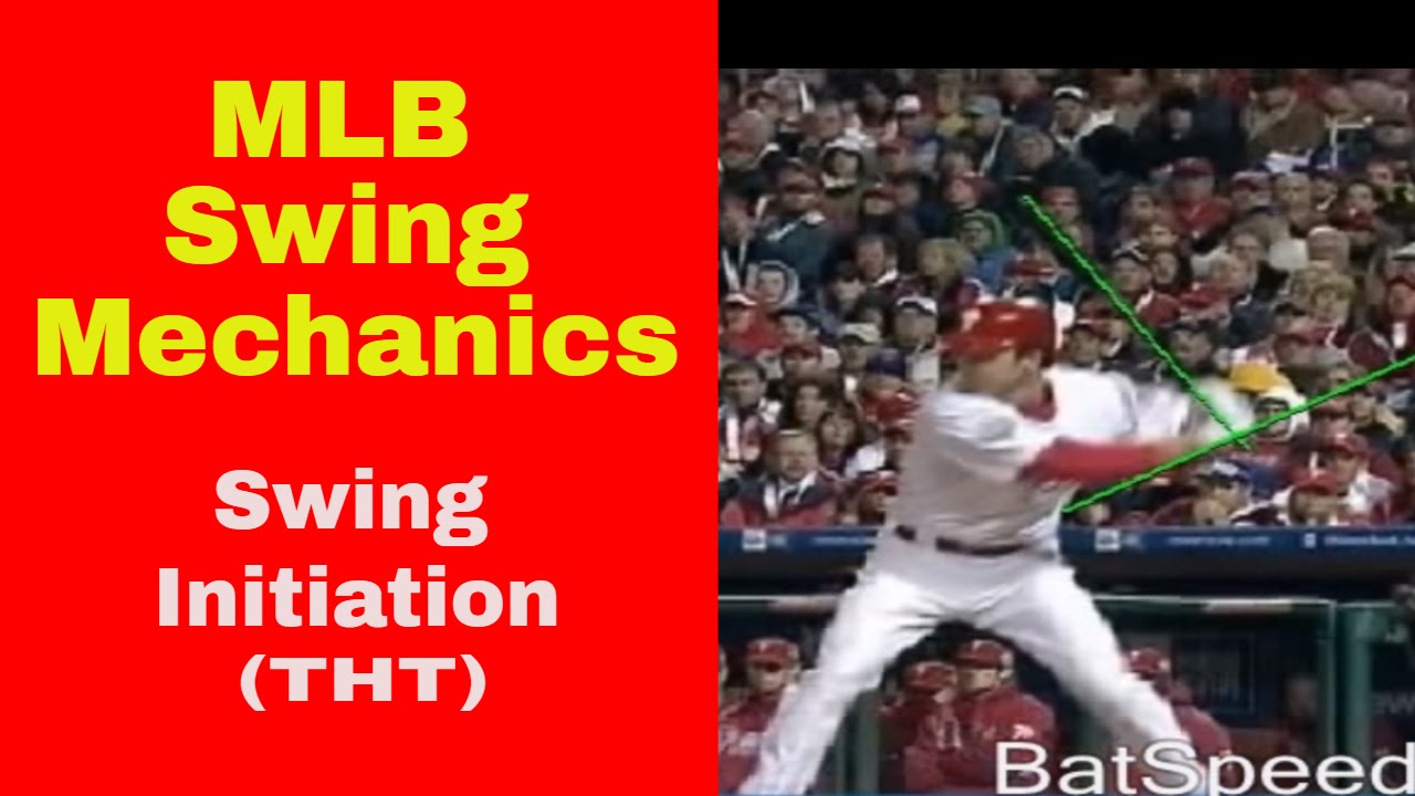 MLB Swing Mechanics Swing Initiation Mechanics (THT) of 4 Great MLB