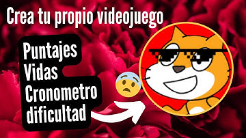 Scratch Contador de puntos, vidas, cronometro y dificultad
